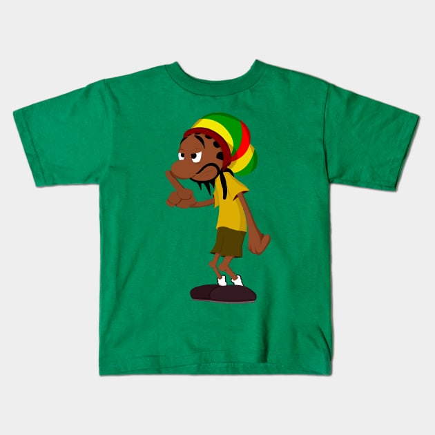 reggae jamaican Kids T-Shirt by titiproyek